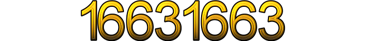 Number 16631663