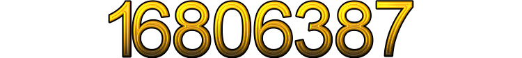 Number 16806387 Number 16806387