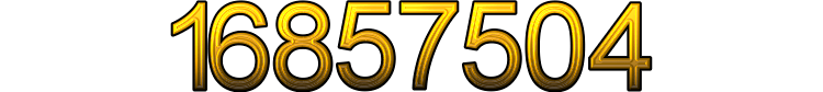 Number 16857504 Number 16857504