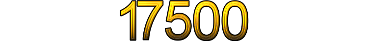 Number 17500