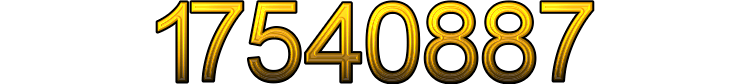 Number 17540887