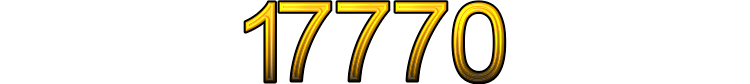 Number 17770