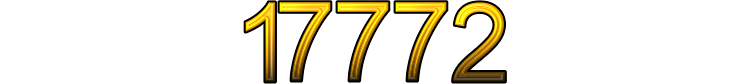 Number 17772