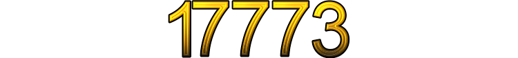 Number 17773