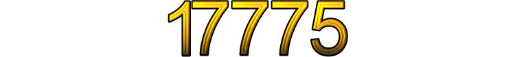 Number 17775