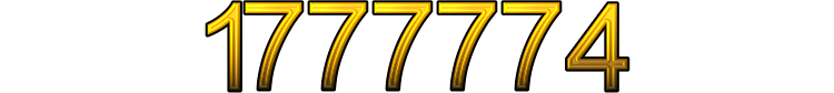 Number 1777774
