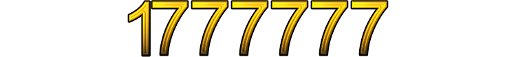 Number 1777777