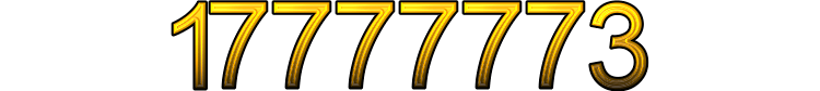 Number 17777773