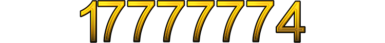 Number 17777774
