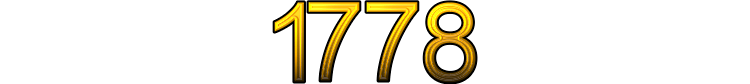 Number 1778