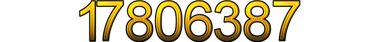 Number 17806387