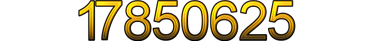 Number 17850625