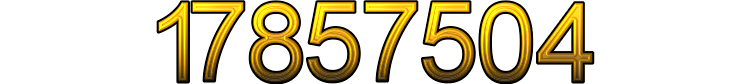 Number 17857504 Number 17857504