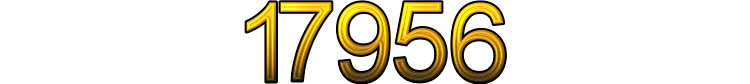 Number 17956