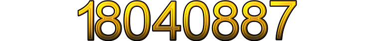 Number 18040887 Number 18040887