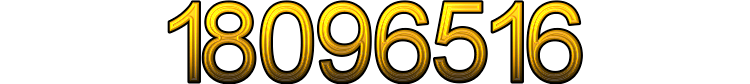 Number 18096516