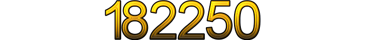 Number 182250