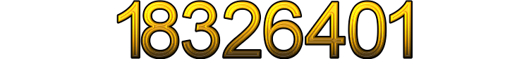 Number 18326401