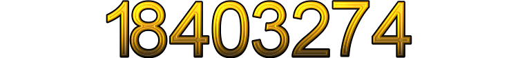 Number 18403274