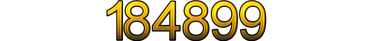 Number 184899