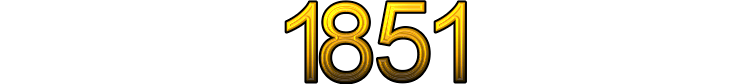 Number 1851