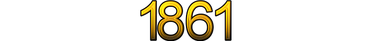 Number 1861