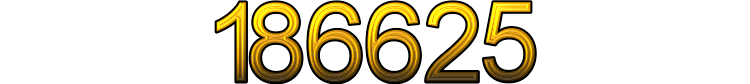 Number 186625