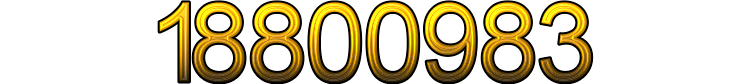 Number 18800983