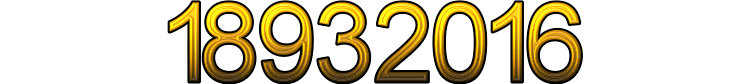 Number 18932016