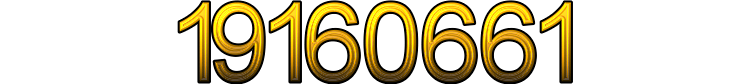 Number 19160661 Number 19160661