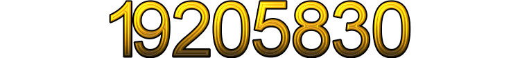 Number 19205830