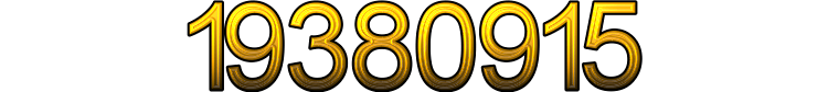Number 19380915