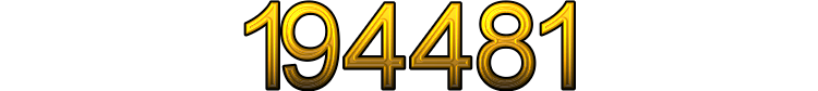 Number 194481