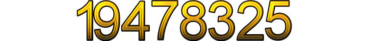 Number 19478325