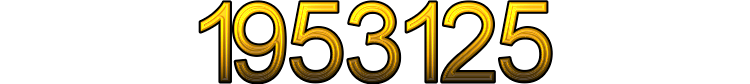 Number 1953125