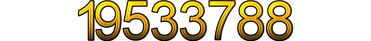 Number 19533788