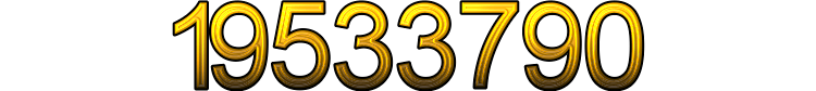 Number 19533790