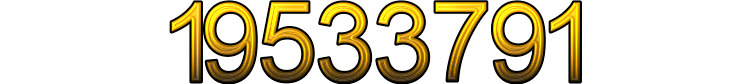Number 19533791