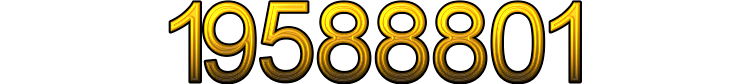 Number 19588801