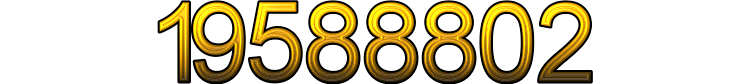 Number 19588802