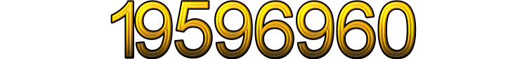 Number 19596960
