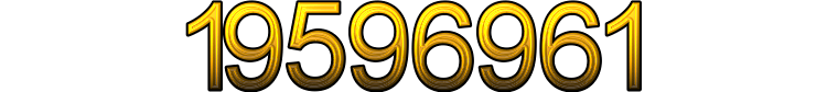 Number 19596961