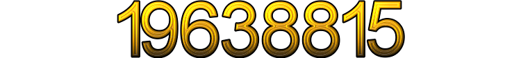 Number 19638815