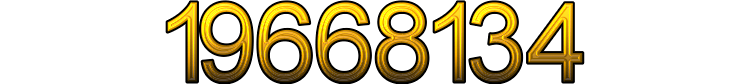 Number 19668134