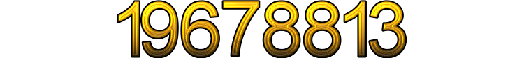 Number 19678813