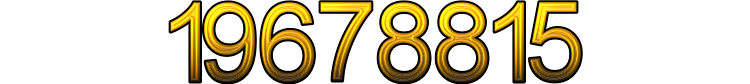 Number 19678815