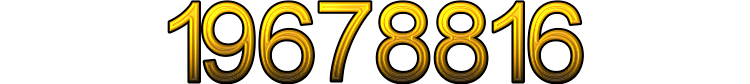 Number 19678816