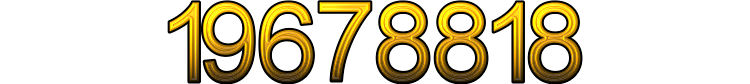 Number 19678818