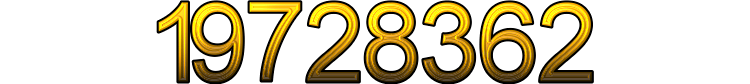 Number 19728362