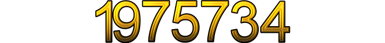Number 1975734